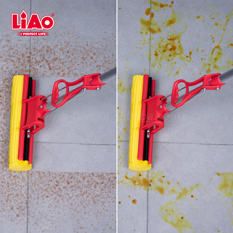 Cây Lau Nhà Bằng Nhôm Có Mút Xốp Thấm Hút Tốt A130004