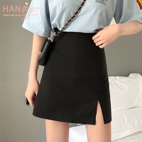 Chân váy chữ a ngắn xẻ tà đùi trước công sở có quần lót trong khóa sườn - Dáng ôm cá tính - Vảy dày mặc đi biển ở nhà | BigBuy360 - bigbuy360.vn