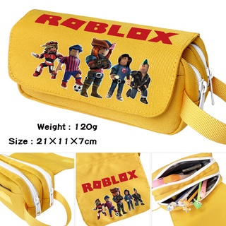 Roblox hộp đựng bút chì canvas sinh viên dung tích lớn hộp đựng bút chì học sinh trẻ em anime bút chì