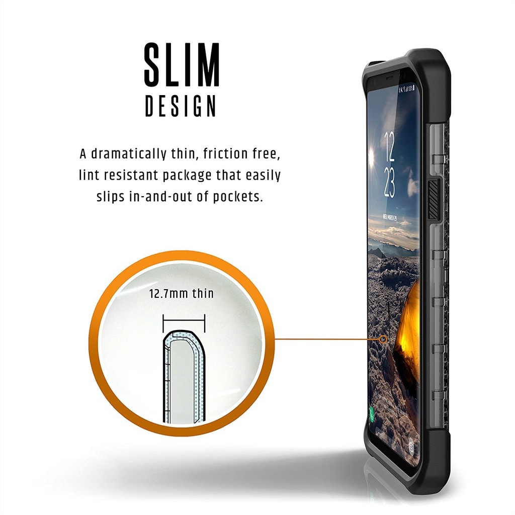 Uag Ốp Điện Thoại Họa Tiết Tổ Ong Đính Đá Sang Trọng Cho Samsung Galaxy S9 + S8 +