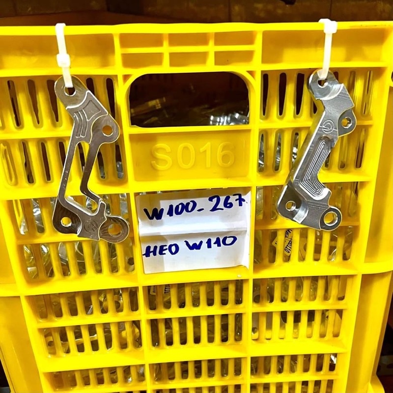 PÁT CNC HEO WAVE S110 đi PHUỘC WAVE 100 DĨA THẮNG 267mm