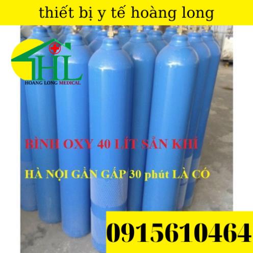Full bộ bình ôxy y tế 9L sử dụng ngay