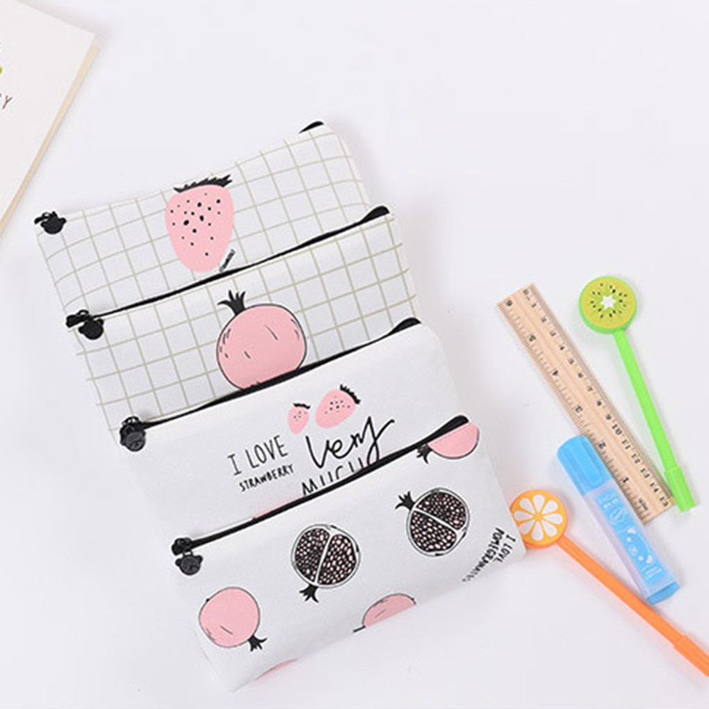 Túi đựng bút họa tiết xinh xắn