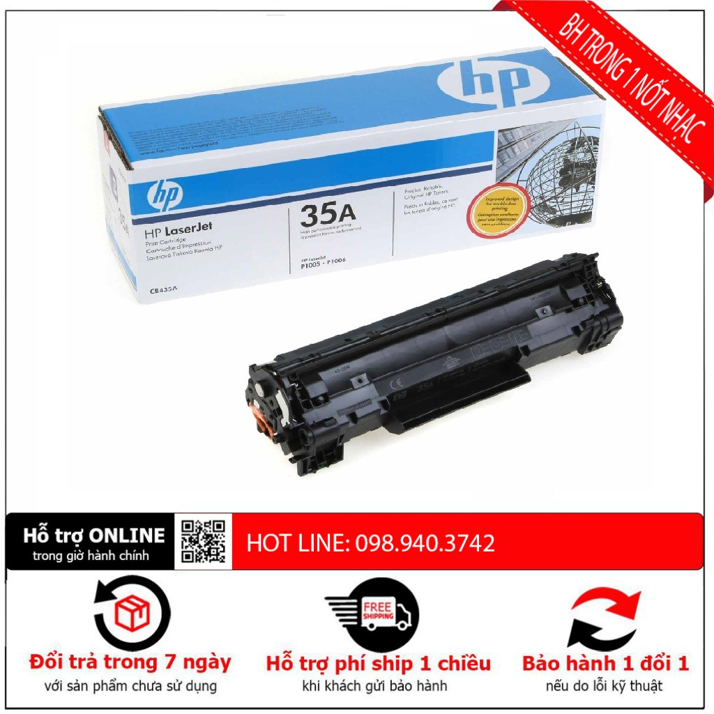 [BH ĐẾN GIỌT MỰC CUỐI CÙNG] Thay hộp mực 35A dùng cho HP LaserJet P1005/ P1006/ P1008/ P1105 chất lượng tạo niềm tin