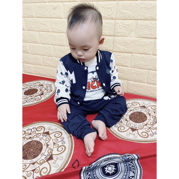Set micky 3 chi tiết cho bé trai 8-20kg