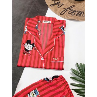 đồ bộ đùi satin pijama