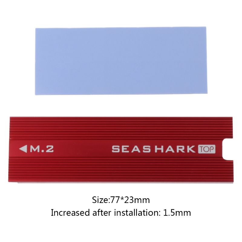Tấm Silicone Nhôm Tản Nhiệt Nvme Ngff M.2 U.2 Chuyên Dụng