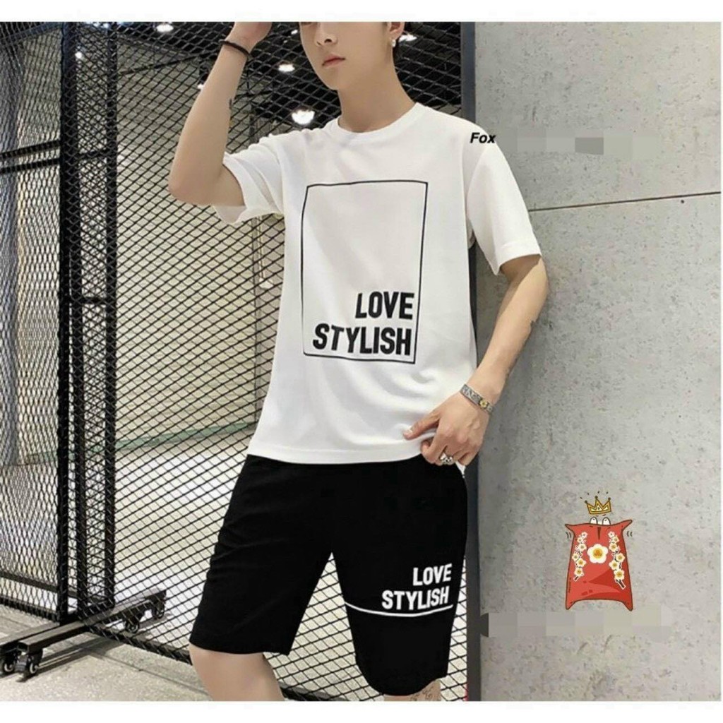 Bộ thể thao nam, Nguyên bộ thể thao 3 sọc tay nam, đồ mặc ở nhà [btt love stylish] cực chất vải cotton thoáng mát