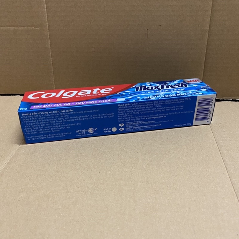 [200g][Bạc Hà ] Hộp Kem Đánh Răng Colgate