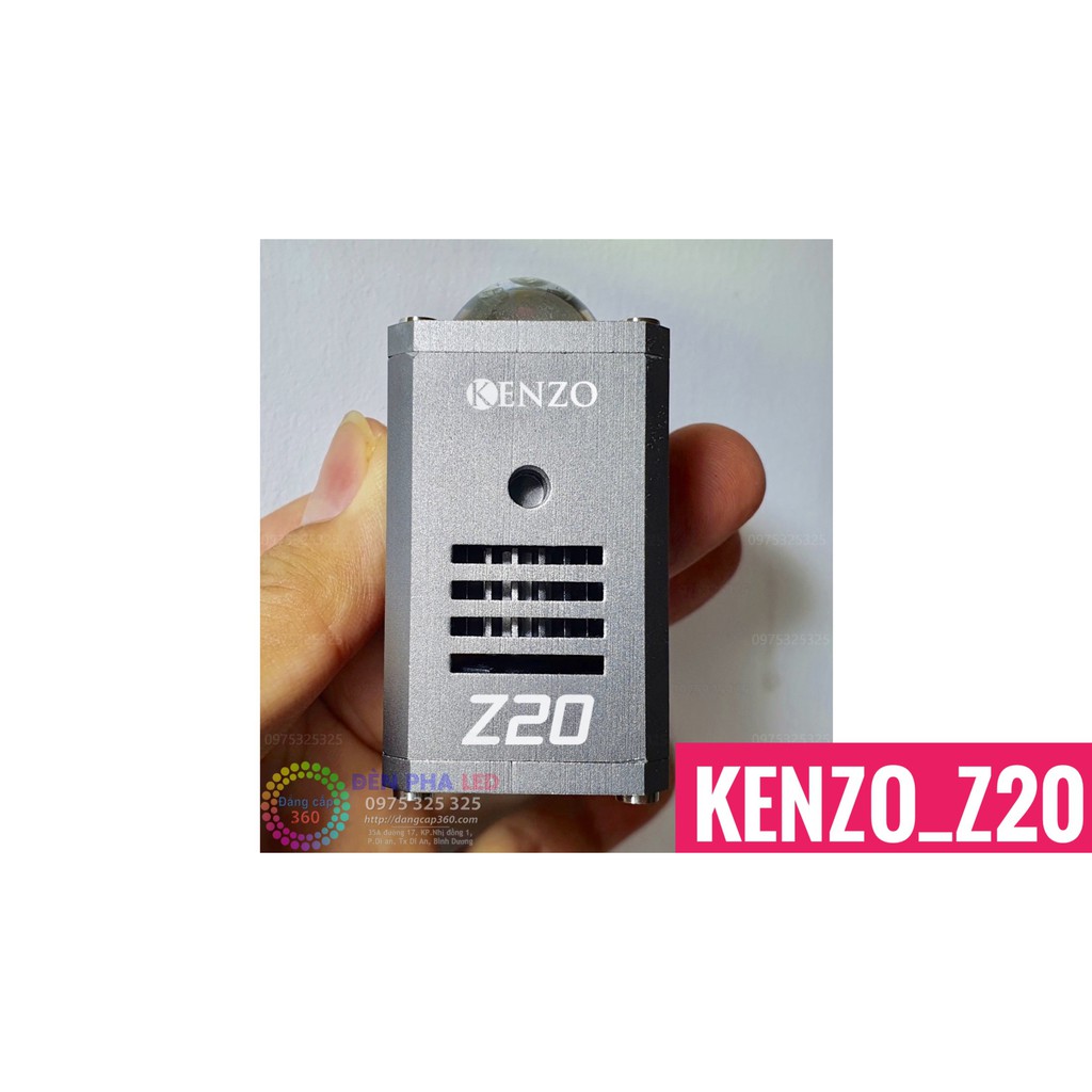 Đèn Bi Led mini Kenzo Z20 - đèn trợ sáng gương cầu cải tiến của X100 Xlight M10 m30 auto365 GTR x-light