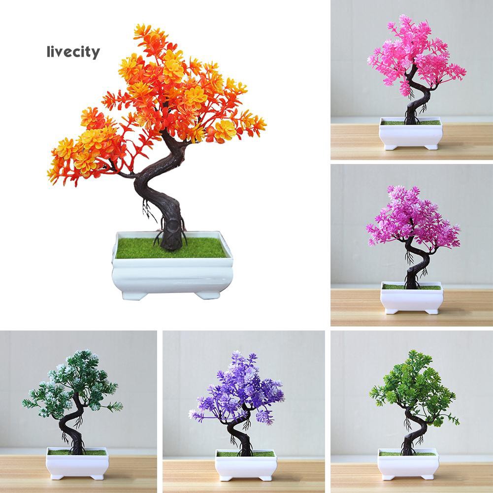 Mô hình cây bonsai giả dùng trang trí