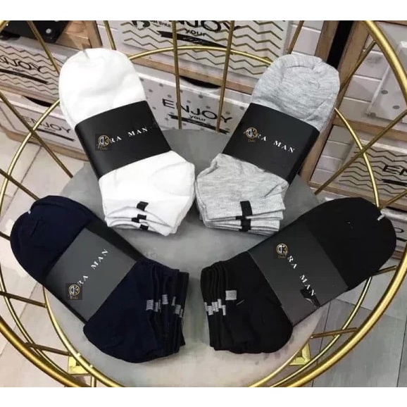 Combo 10 Đôi Tất ( Vớ ) Cổ Ngắn - Chống Hôi Chân - Kháng Khuẩn - Chất đẹp - DOKI