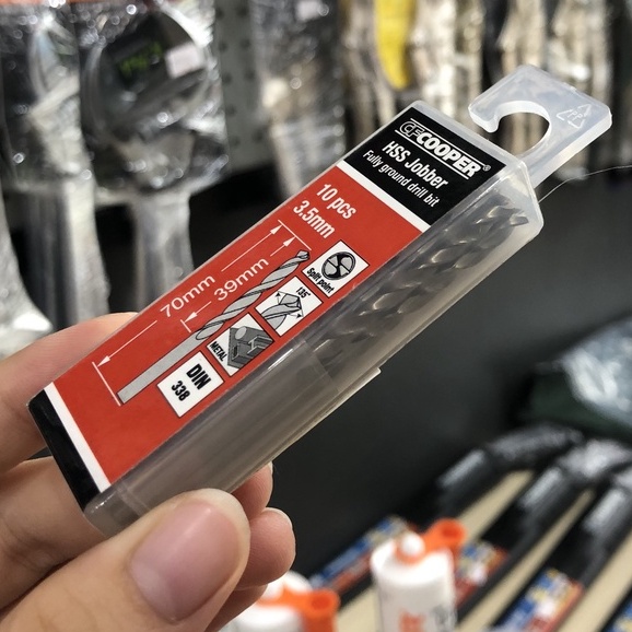 MŨI KHOAN SẮT HSS  CF COOPER