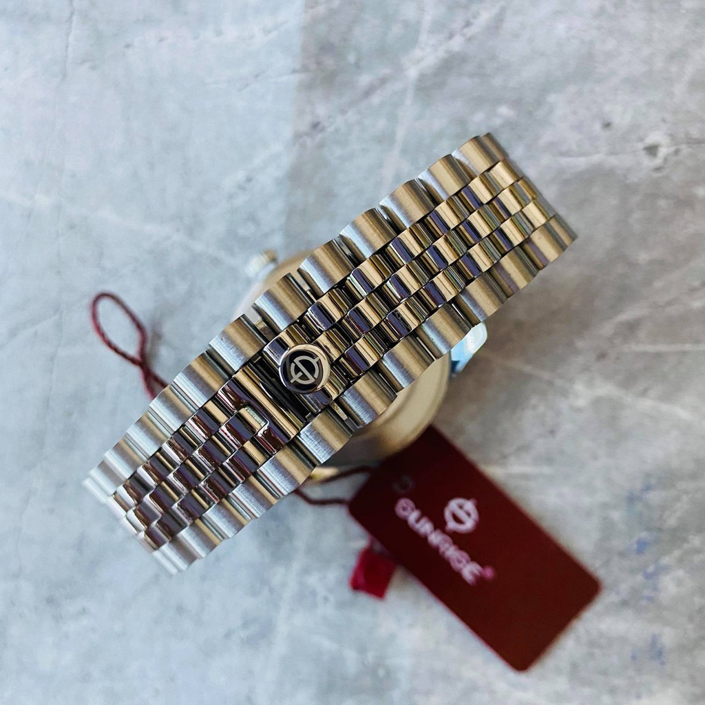 Đồng hồ Sunrise Nam chính hãng Nhật Bản 1255AA.D.T - kính saphire chống trầy - chống