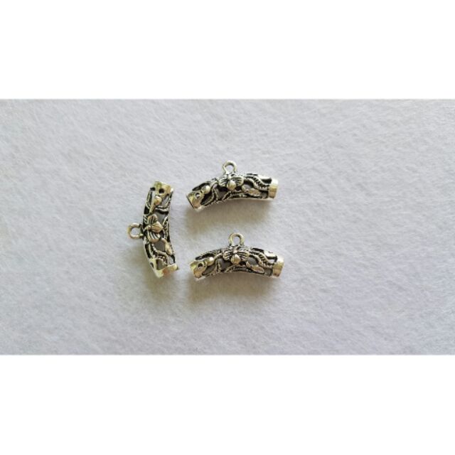 Retro ống kết nối elbow khắc hoa to 106 - gói 2 cái
