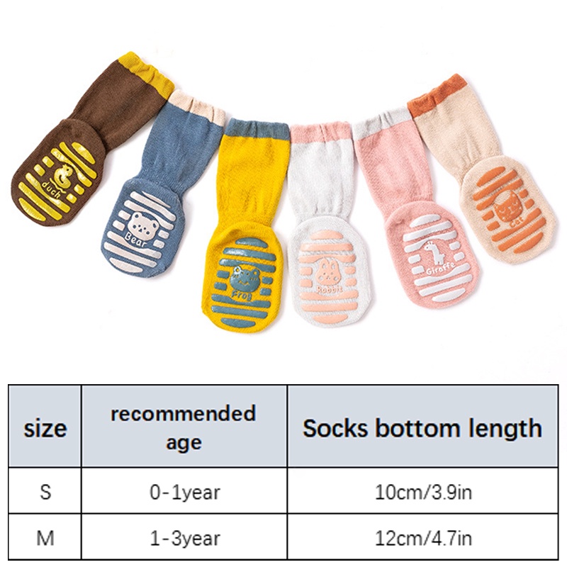 Đôi Vớ Giữ Ấm Họa Tiết Hoạt Hình Dễ Thương Cho Bé