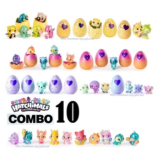 Hatchimals 🎉 SET đặc biệt 10 trứng Hatchimals NGẪU NHIÊN KHÁC NHAU - Đồ chơi Hatchimals VNXK
