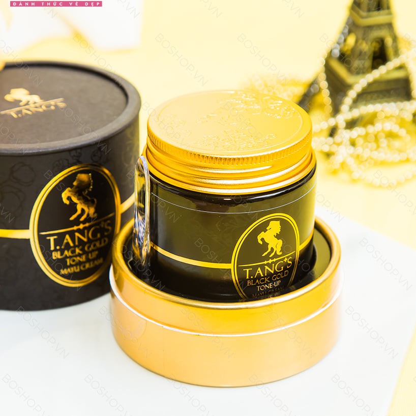 KEM NGỰA TRI NÁM T.ANG+S BLACK GOLD TONE-UP MAYU CREAM 100G CHÍNH HÃNG - 4827