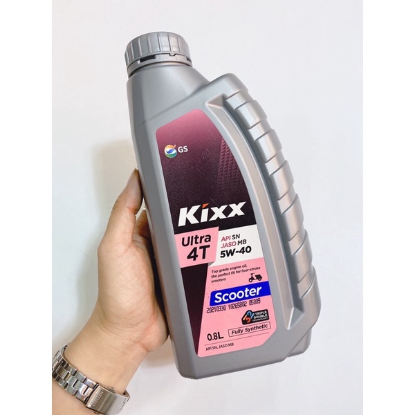 Nhớt Kixx Ultra 4T cho xe số & tay ga, dầu nhớt cao cấp Hàn quốc