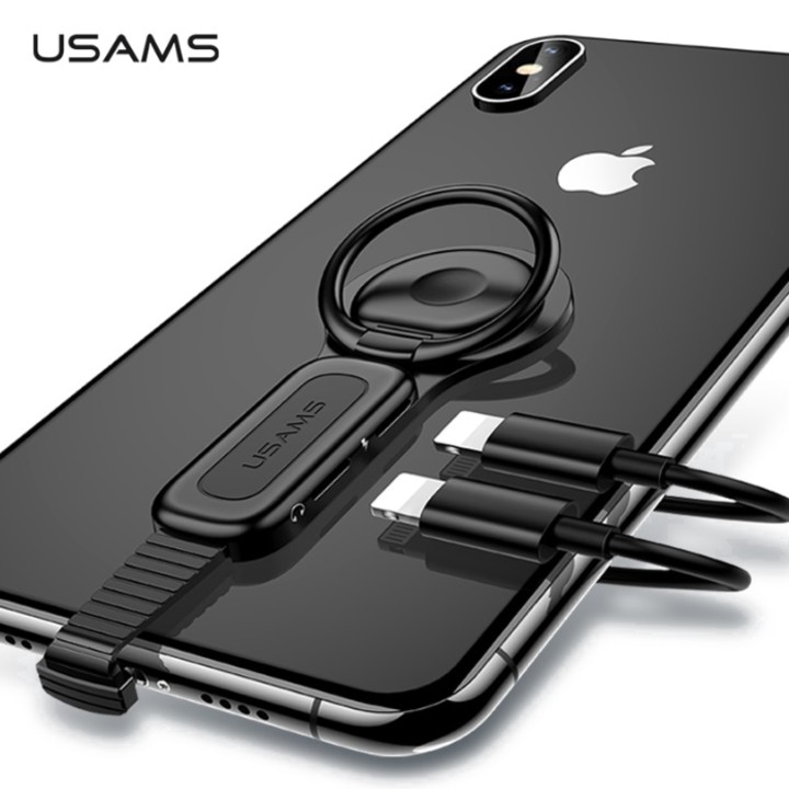 Nhẫn Đỡ Chức Năng Chuyển Đổi Kết Nối Lightning Chuyên Dụng Cho Iphone Nhãn Hiệu USAMS