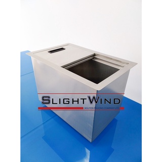 THÙNG ĐÁ INOX ÂM QUẦY