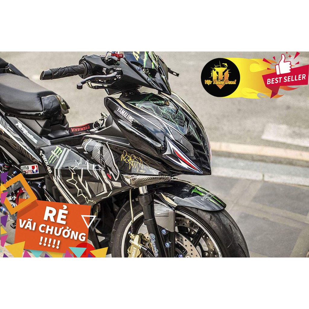 Tem Trùm Exciter 150 Black Panther Đen Bóng Hot Nhất