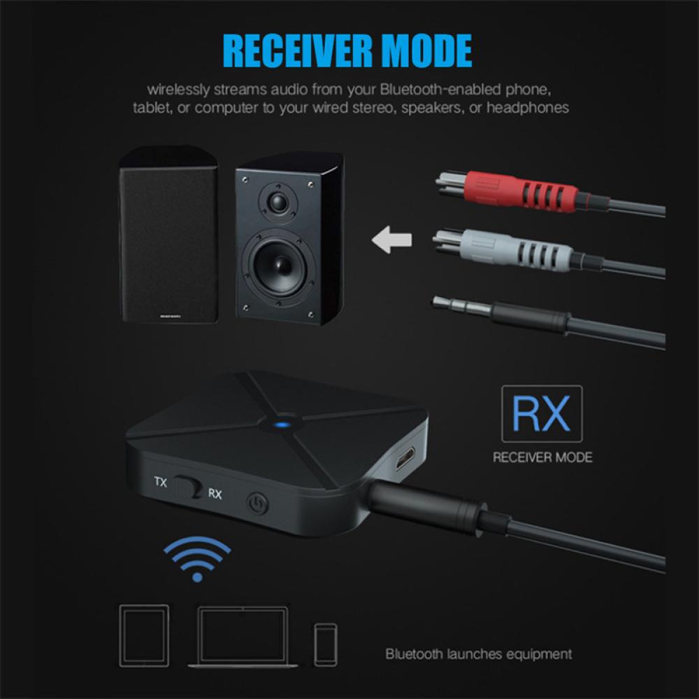 Thiết Bị Truyền Nhận Tín Hiệu Bluetooth 4.2 2 Trong 1 Giắc Cắm 3.5MM AUX E8N9