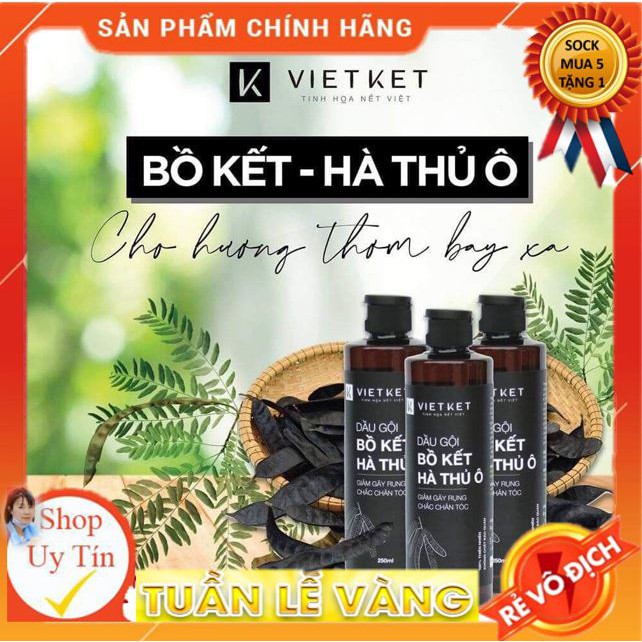 Dầu Gội Bồ Kêt  Hà Thủ Ô Việt Kết