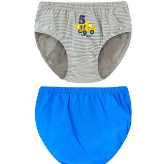 Bộ 5 Quần Lót Cotton Mềm Mại Co Giãn Thoải Mái In Họa Tiết Xe Hơi Hoạt Hình Cho Bé Trai 2-13 Tuổi