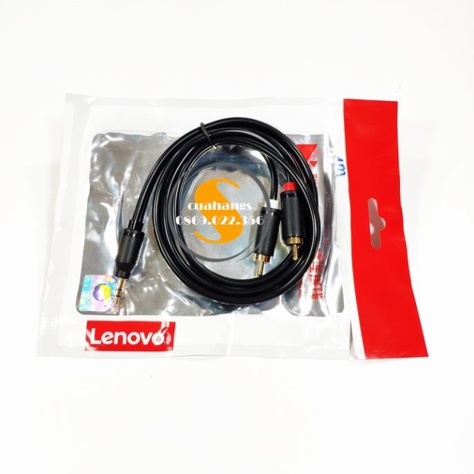 Dây Audio 3,5mm ra 2 đầu RCA Hoa sen Lenovo