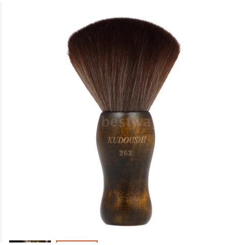 Bộ dụng cụ chổi quét tóc tay cầm bằng gỗ tiện dụng cho Salon