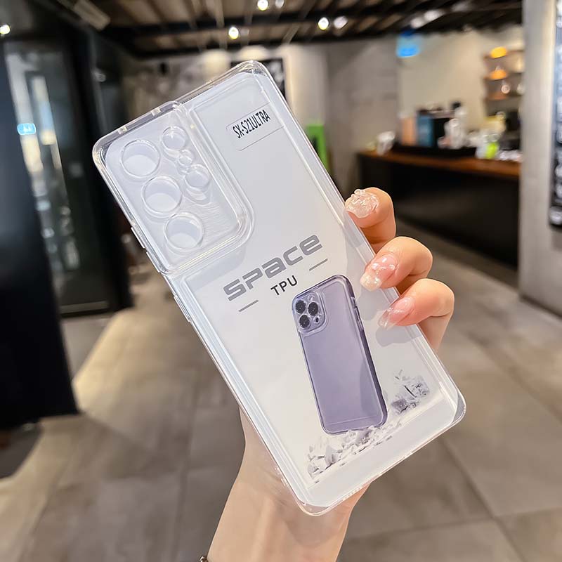 Ốp Điện Thoại Thạch Trong Suốt Cho Samsung Galaxy Note 20 Ultra M23 F23 M33 M53 5G S22 S22+ S20 S21 FE S21+ S10 Plus S10+