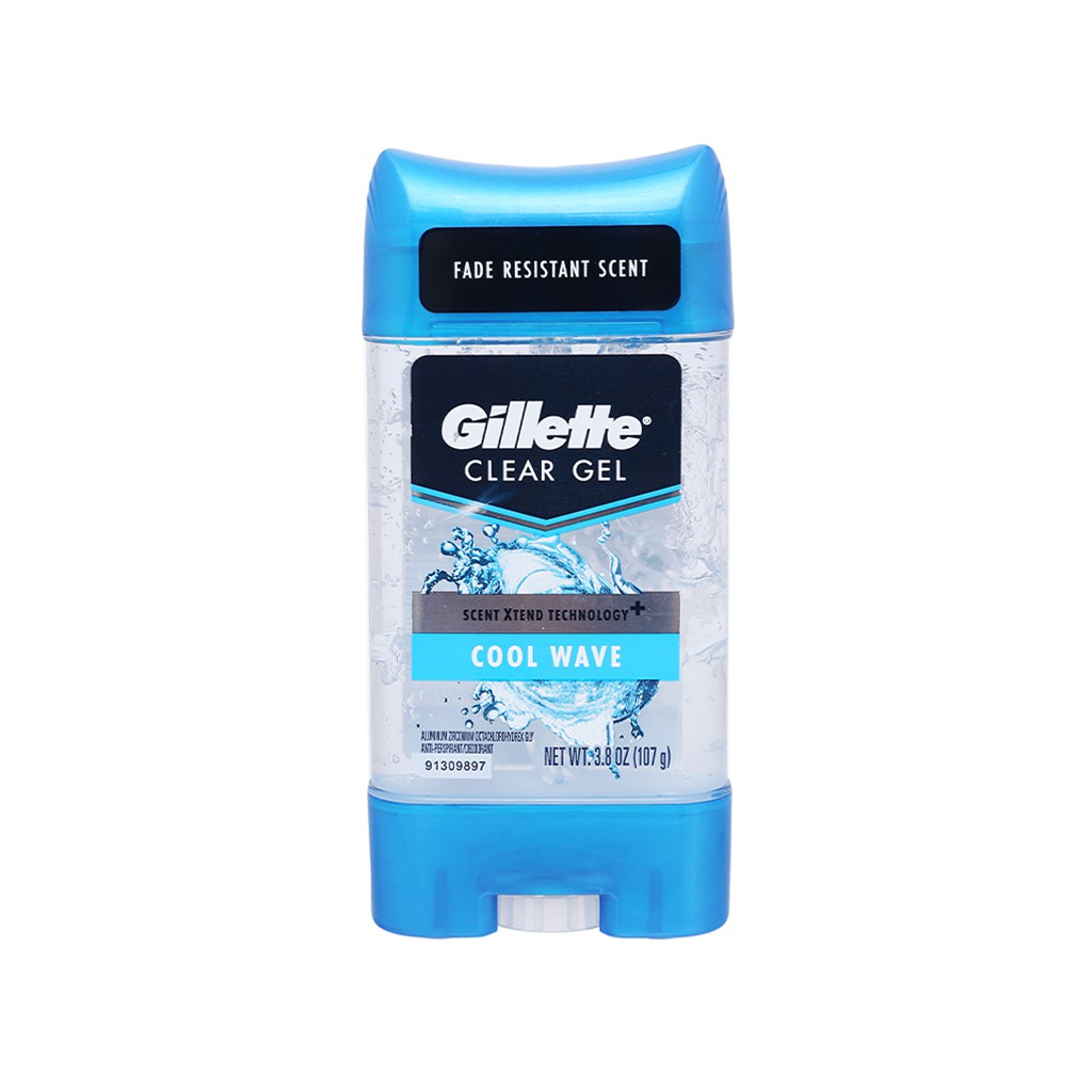 Lăn Khử Mùi Nam Dạng Gel Gillette Cool Wave 107g 5in1 mẫu mới - Mỹ