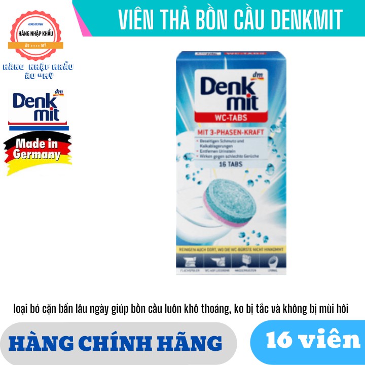 VIÊN THẢ BỒN CẦU DENKMIT WC - ĐỨC