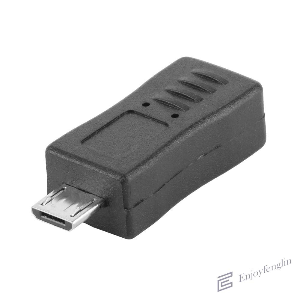 Bộ 2 Đầu Chuyển Đổi Mini Usb 5pin Female Sang Micro Usb Male T Shape 3 To V8