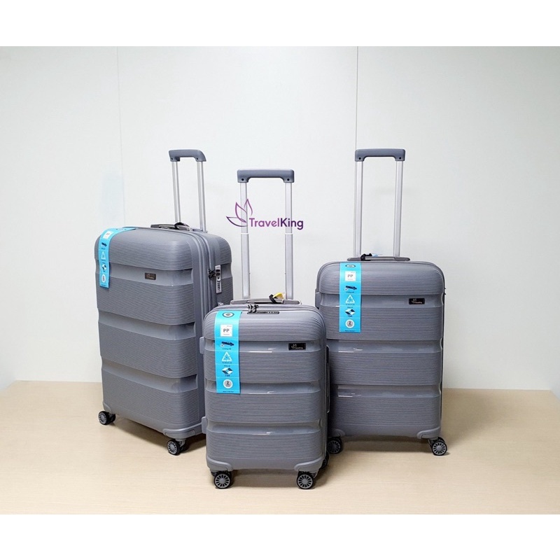 Vali travelking mã 884 siêu bền dc làm từ nhựa pp chống xước chống va đập đủ 3 Size