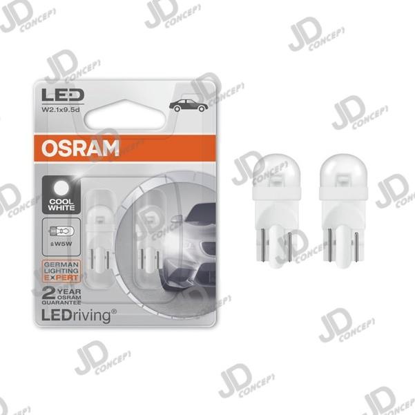 Thời trang... Osram - Đèn LED T10 - W5W - COOL WHITE 6K - 0.5W - 12V - AMR