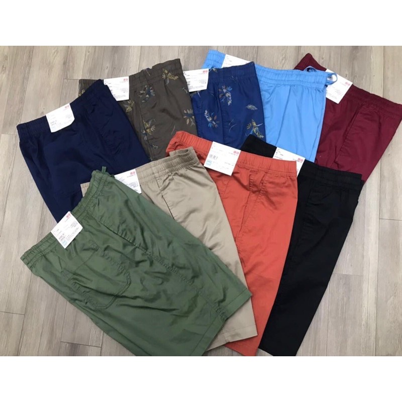 Quần sooc cạp chun uniqlo