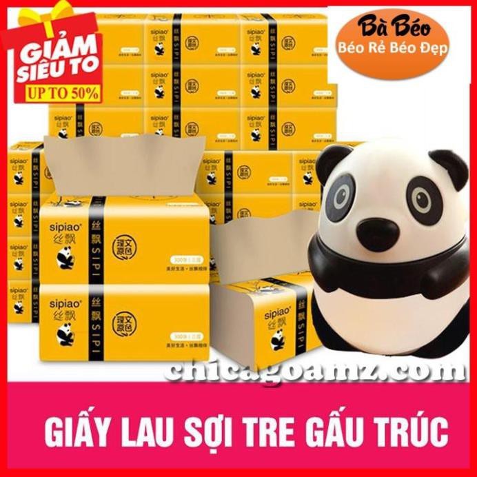 [ XẢ KHO ] Thùng giấy ăn gấu trúc (30 gói), Một thùng giấy ăn gấu trúc SipiaO (Hàng Đủ mã 6021)