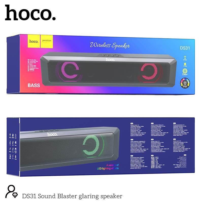 Loa Bluetooth Không Dây Hoco DS31 Kiểu Dáng Dài Hỗ Trợ Thẻ Nhớ TF , Bluetooth V5.0