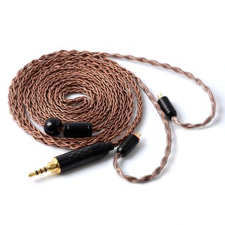 Dây cáp 8 lõi đồng MMCX/2Pin cho KZ AS10 ZS10 ZST ES4 BA10 ED16 CCA C16 C10 NICEHCK NX7 F3