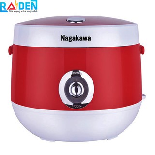 Nồi cơm điện nắp gài 1.8l nagakawa nag0101 thích hợp cho 4 -6 người ăn