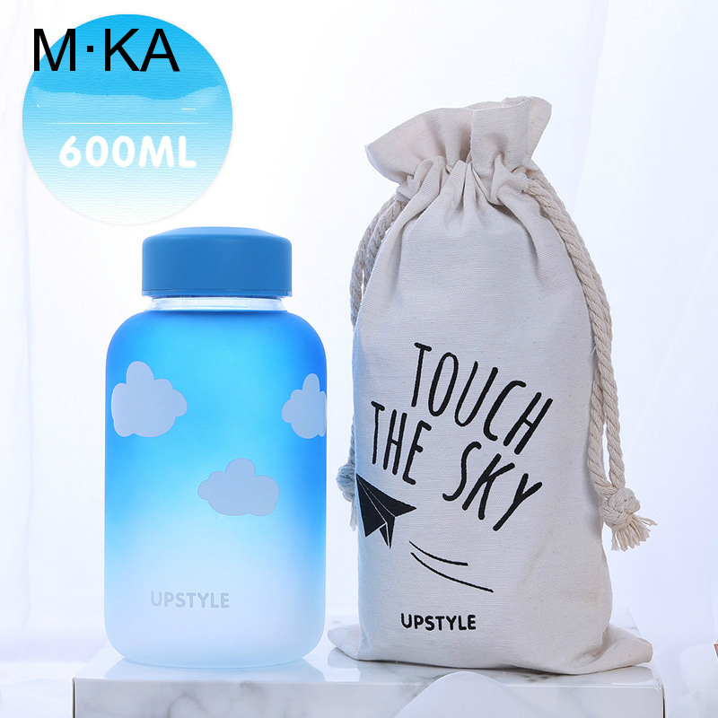 Bình Nước Thủy Tinh Trong Suốt Dung Tích 600ml