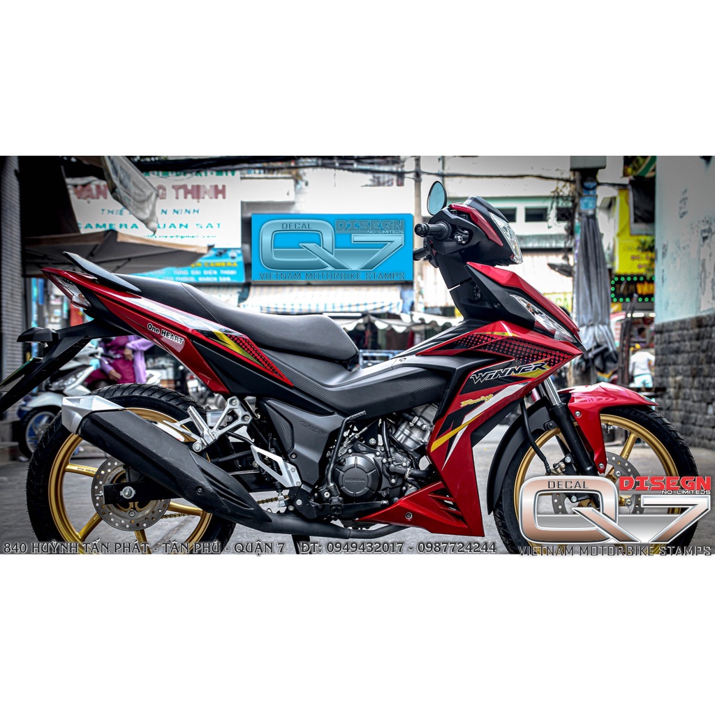 Tem Rời WINNER V1 ĐỎ ĐEN