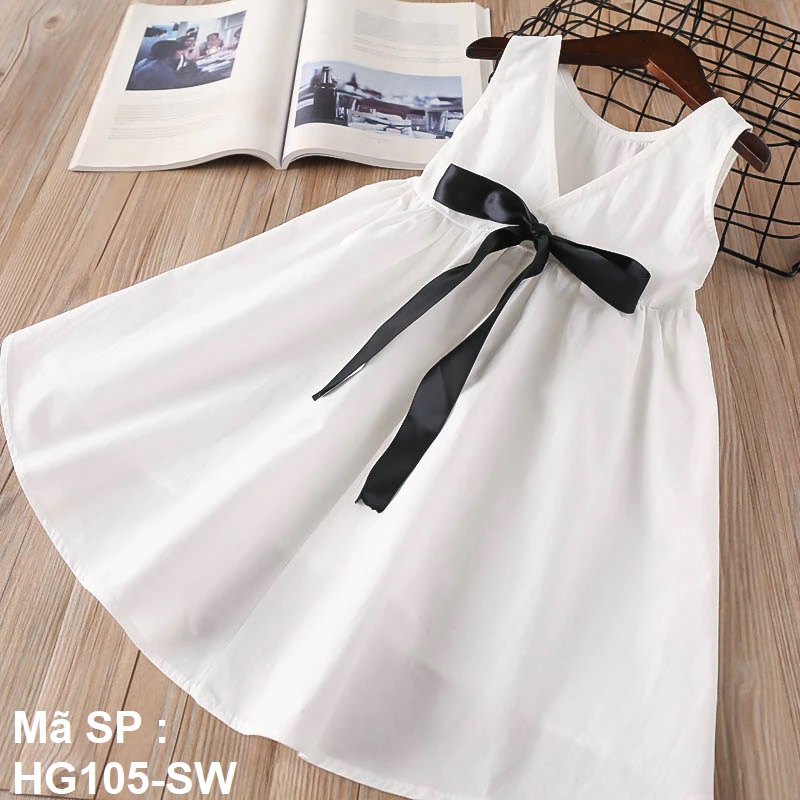 0 - ⚡ SIÊU SALE ⚡ - SIÊU SALE - Váy bé gái cotton mềm mịn thoáng mát mùa hè - HG105