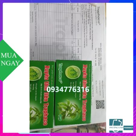 Xuyên tâm liên Traphaco hộp 100 viên