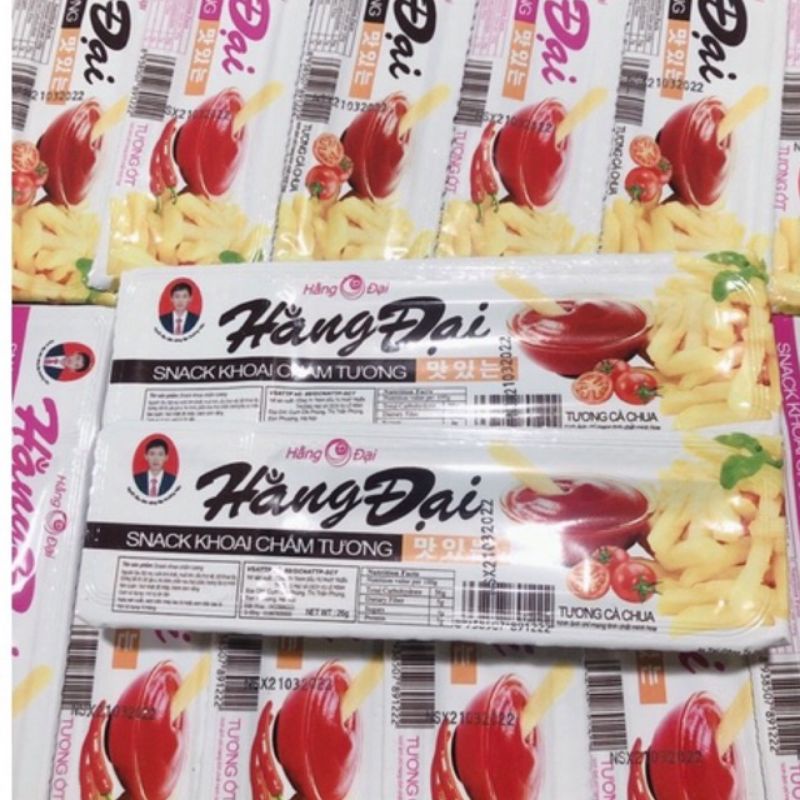 Snack Khoai Chấm Tương Hằng Đại Đồ Ăn Vặt Cổng trường Ngon Giá Rẻ