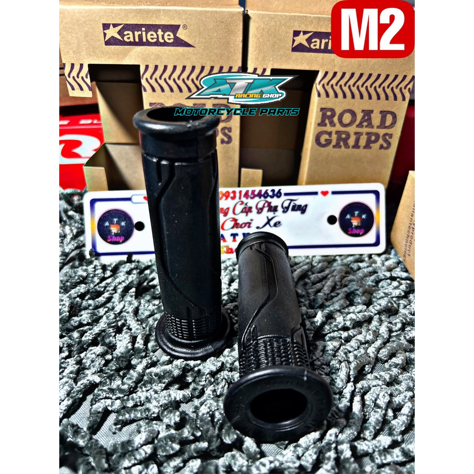 Bao tay Ariete ROAD GRIPS siêu êm mịn 5 kiểu dáng hàng chuẩn thông dụng cho mọi dòng xe gắn máy