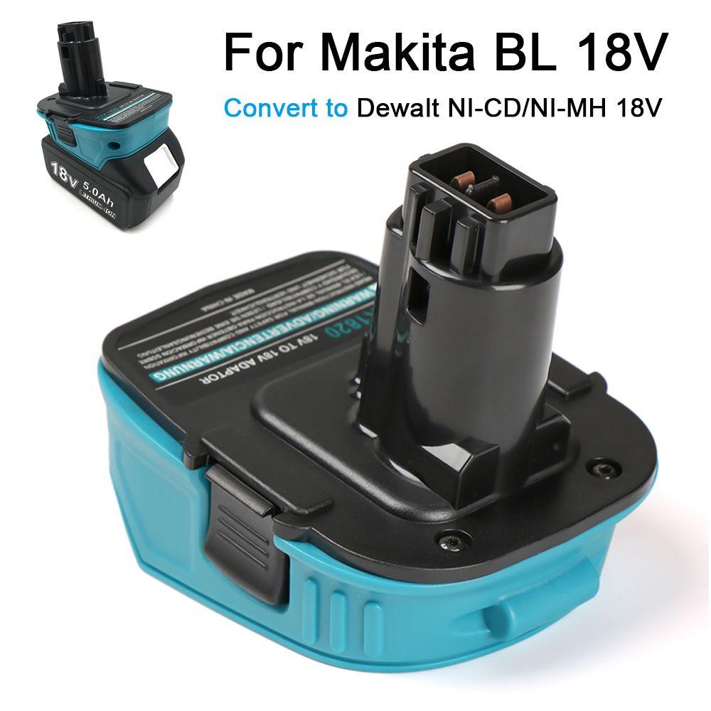 BEBETTERM Bộ Chuyển Đổi Nguồn Pin Li-ion MAK1820 Cho Makita BL 18V Sang Dewalt NI-CD / NI-MH 18V