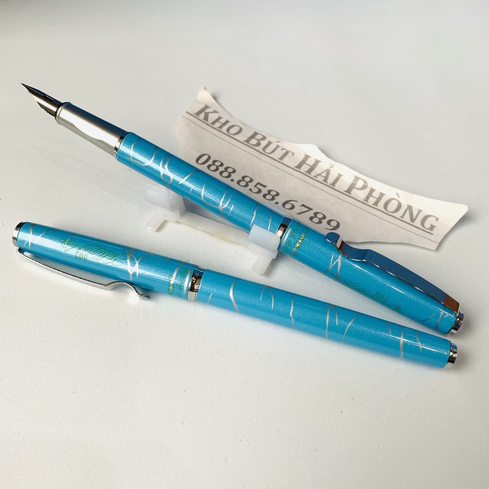 Bút máy 002 ngòi lá tre tách đôi thép không rỉ siêu bền, bút ngòi calligraphy luyện chữ đẹp cực sịn